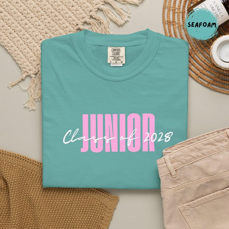 Junior 2028 T-Shirt | Class of 2028 Graduation Tee image 3