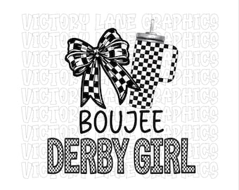 Boujee Derby Girl - Digital Downloads - Demolition Derby PNG