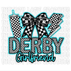 Derby Girlfriend - babyblauw - digitale downloads - sloopderby, png