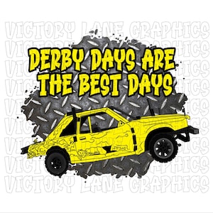 Derby Days Are The Best Days - Geel - Digitale downloads - Sloop Derby PNG - Derby Power Wheel