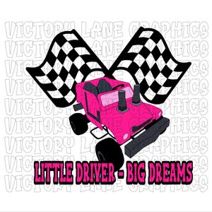 Little Driver Big Dreams - Felroze - Digitale downloads - Sloop Derby PNG - Derby Power Wheel