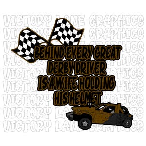 Achter elke grote derbycoureur staat een vrouw die zijn helm vasthoudt - bruin - digitale downloads - sloopderby, png PNGEgg
