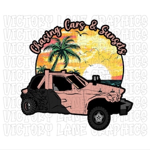 Chasing Cars and Sunsets - Digitale downloads - Sloop-Derby PNG - Derby Power Wheel