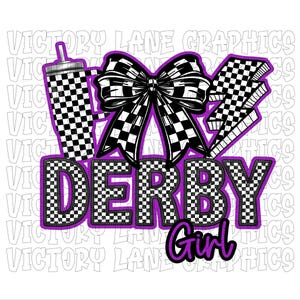 Derby Girl - paars - digitale downloads - sloopderby, png