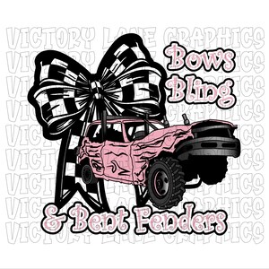 Bogen bling en gebogen spatborden - roze - digitale downloads - sloopderby, png PNGEgg