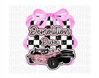 Demolition Diva - Digital Downloads - Demolition Derby PNG
