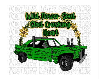 Wild Flower Soul - Digital Downloads - Demolition Derby PNG