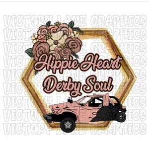 Hippie Heart Derby Soul - digitale downloads - sloopderby, png