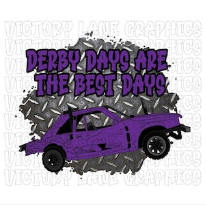 Derby Days Are The Best Days - Paars - Digitale downloads - Sloopderby PNG - Derby Power Wheel