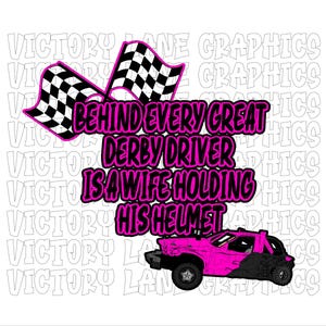 Achter elke grote derbycoureur staat een vrouw die zijn helm vasthoudt - felroze - digitale downloads - sloopderby, png PNGEgg
