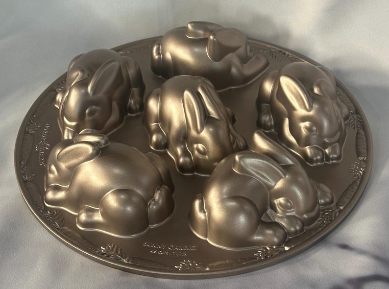 Nordic Ware Bunny Cakelet Pan – Easter Baking Mold – Made in USA – Cake ...