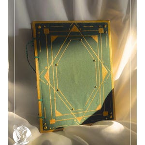 Hand-bound and Hand-painted Blank Journal/Sketchbook