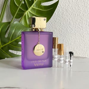 Maleka Club De Nuit Sample Armaf | Arabische parfummonsters uit het Midden-Oosten | Glazen sprayverstuiver 1 ml, 2 ml, 3 ml, 5 ml | reisgrootte:
