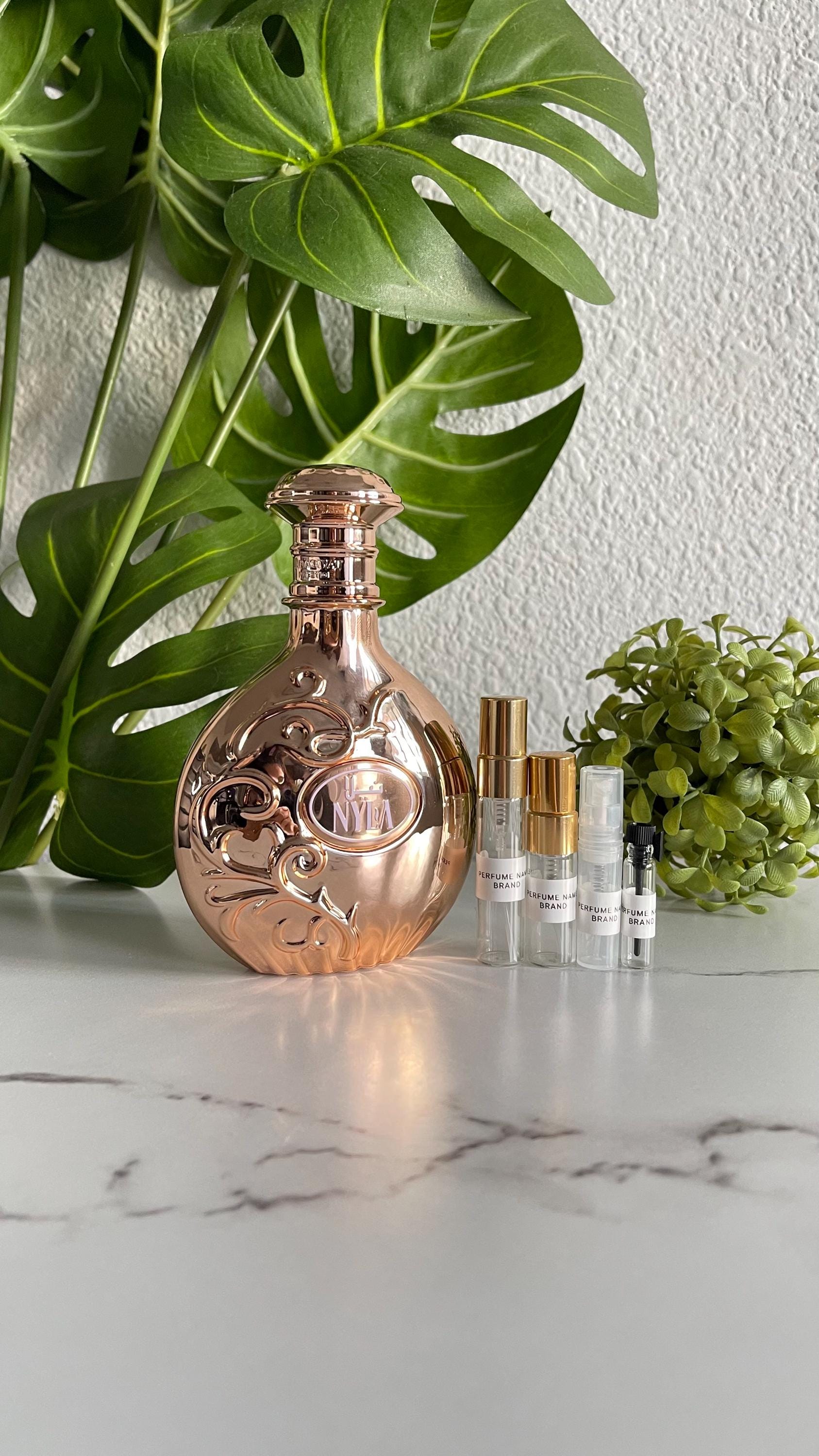 Nyla Perfume Sample Arabiyat Prestige | Middle Eastern Perfume Arab Samples | Glass Spray Atomizer 1ml, 2ml, 3ml, 5ml | travel size