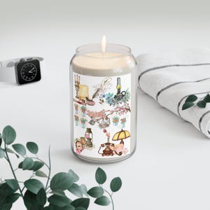 Charming Floral Scented Candle | Cozy Home Decor, Ideal Gift for Birthdays, Housewarming, Relaxation, Aromatherapy