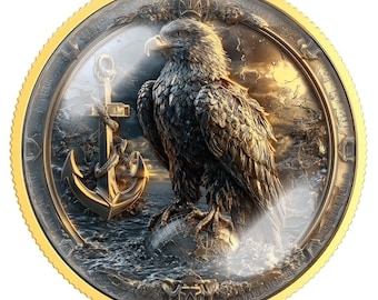 Marine Corps Münze | Herausforderung Münze | USMC Challenge-Münze | Adler Globus Anker | veteran Geschenk | Marine Corps Geschenk