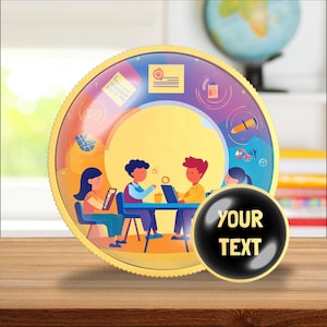 Elementary School Graduation Coin - Colorful Motivational Token for Kids - Perfect End of Year Gift for 1st to 5th Grade