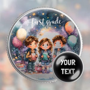 First Grade Graduation Coin Gift for Back to School Celebration - Personalized Keepsake for Students 1st to 5th Grade