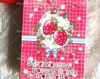Strawberry Forest Souls Lenormand Deck, Mystical Oracle Cards