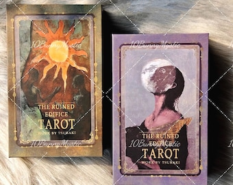 Ruined Edifice Tarot Deck Original Authentic Thoth Inspired Oil Painting Style Tarot