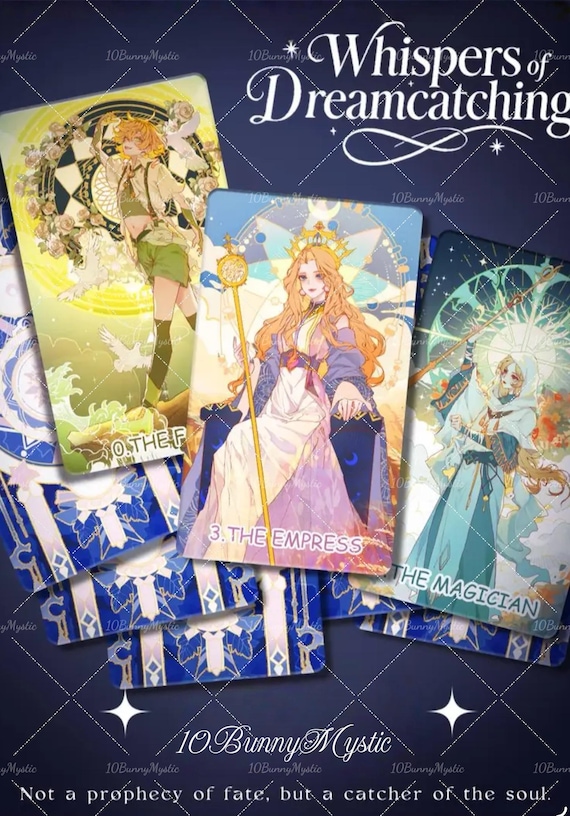 Whispers of Dreamcatching Tarot Deck, Anime RWS Style Divination