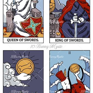 Tranquil Dog Tarot Deck, Rider Waite Style, Dog-Themed Divination Cards image 17