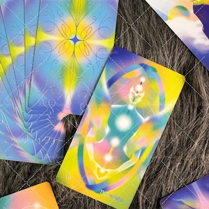 Baraja de Tarot Dream Vision Seed of Light, juego de adivinación de 78 cartas.