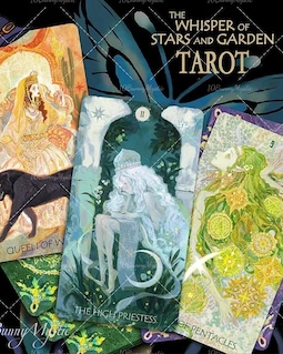 Whispers of Love & The Akashic Tarotセット The Whisper of Stars and Garden Tarot Deck, Collectible Divination