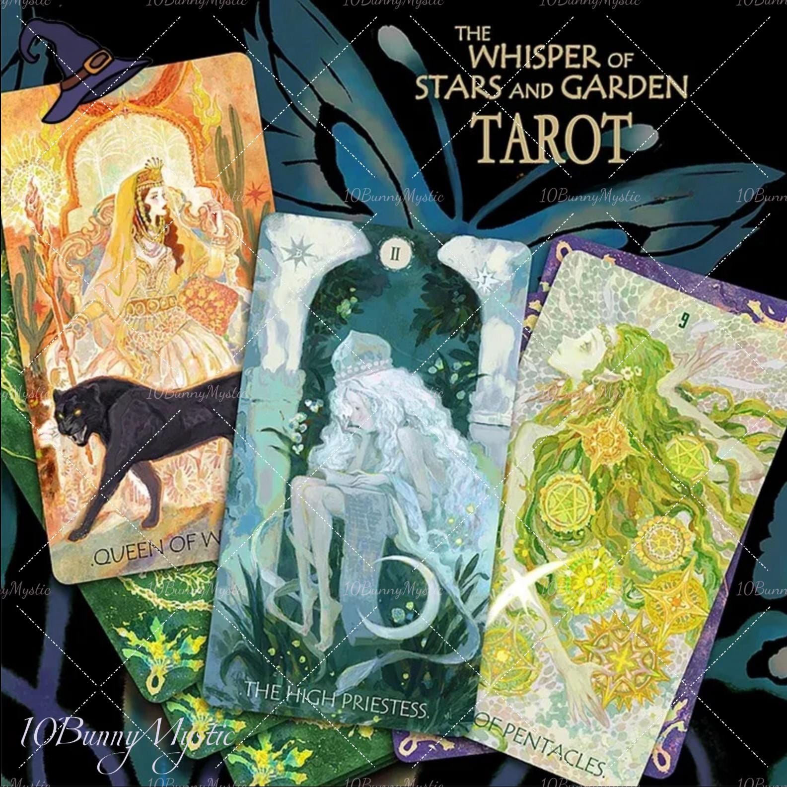 The Whisper of Stars and Garden Tarot Deck, Collectible Divination