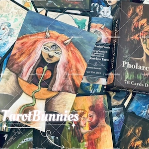 PHOLARCHOS Tarot Deck - Limited Indie Original Tarot, Mythical Vision Deck, Artistic Tarot with Symbolic Imagery