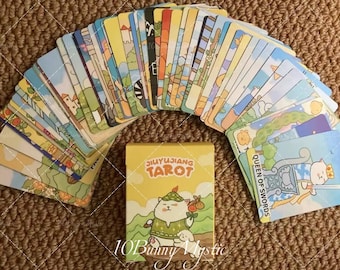 Kawaii Cat Tarot Deck, Rider Waite Style, Beginner Friendly