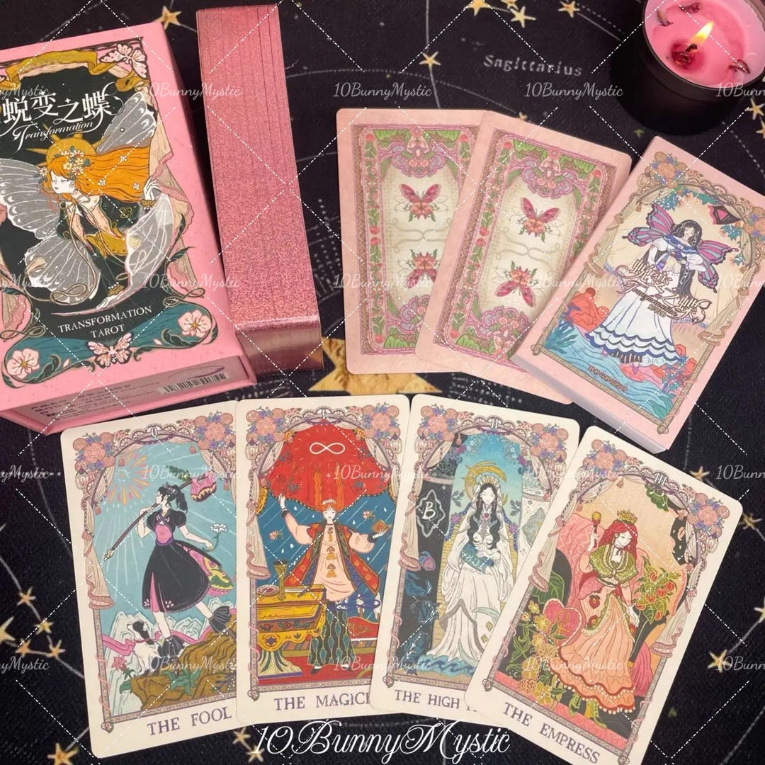 Transformation Tarot Deck, 78-card Divination, Collector's Edition