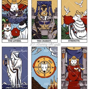 Tranquil Dog Tarot Deck, Rider Waite Style, Dog-Themed Divination Cards image 16