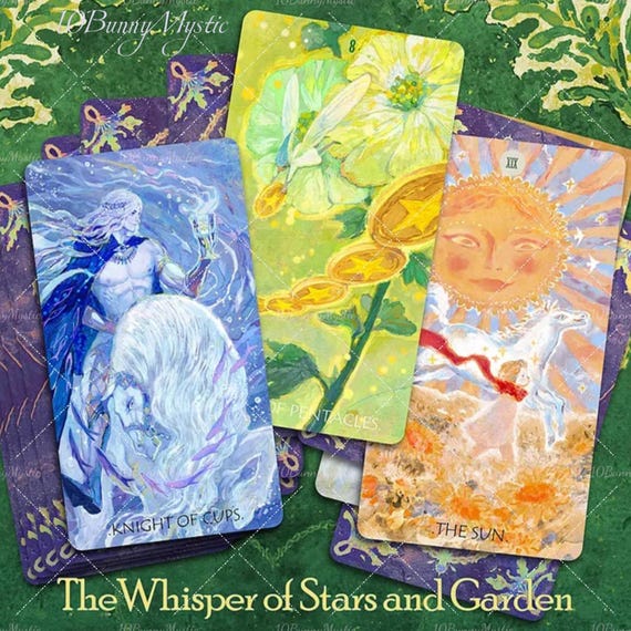 The Whisper of Stars and Garden Tarot Deck, Collectible Divination