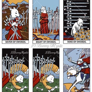 Tranquil Dog Tarot Deck, Rider Waite Style, Dog-Themed Divination Cards image 18