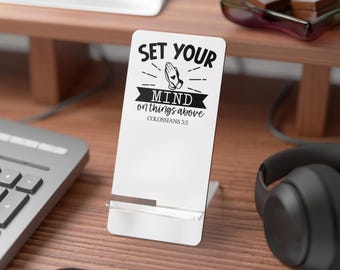 Soporte motivacional para celular: organizador de escritorio, regalo para estudiantes