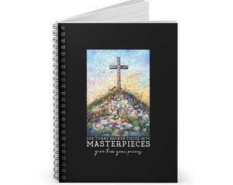 Quaderno a spirale ispiratore - Capolavori di design, diario, regalo per cristiani, per prendere appunti, basato sulla fede