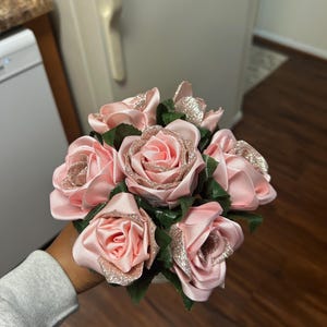 Band-Blumenstrauß- handgemachtes Andenken-Geschenk für Hochzeiten, Geburtstage, Baby-Duschen oder Wohnkultur