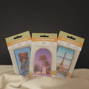 Car Air Freshener | Scented Hanging Tag | Long Lasting Scent | Australian Made |