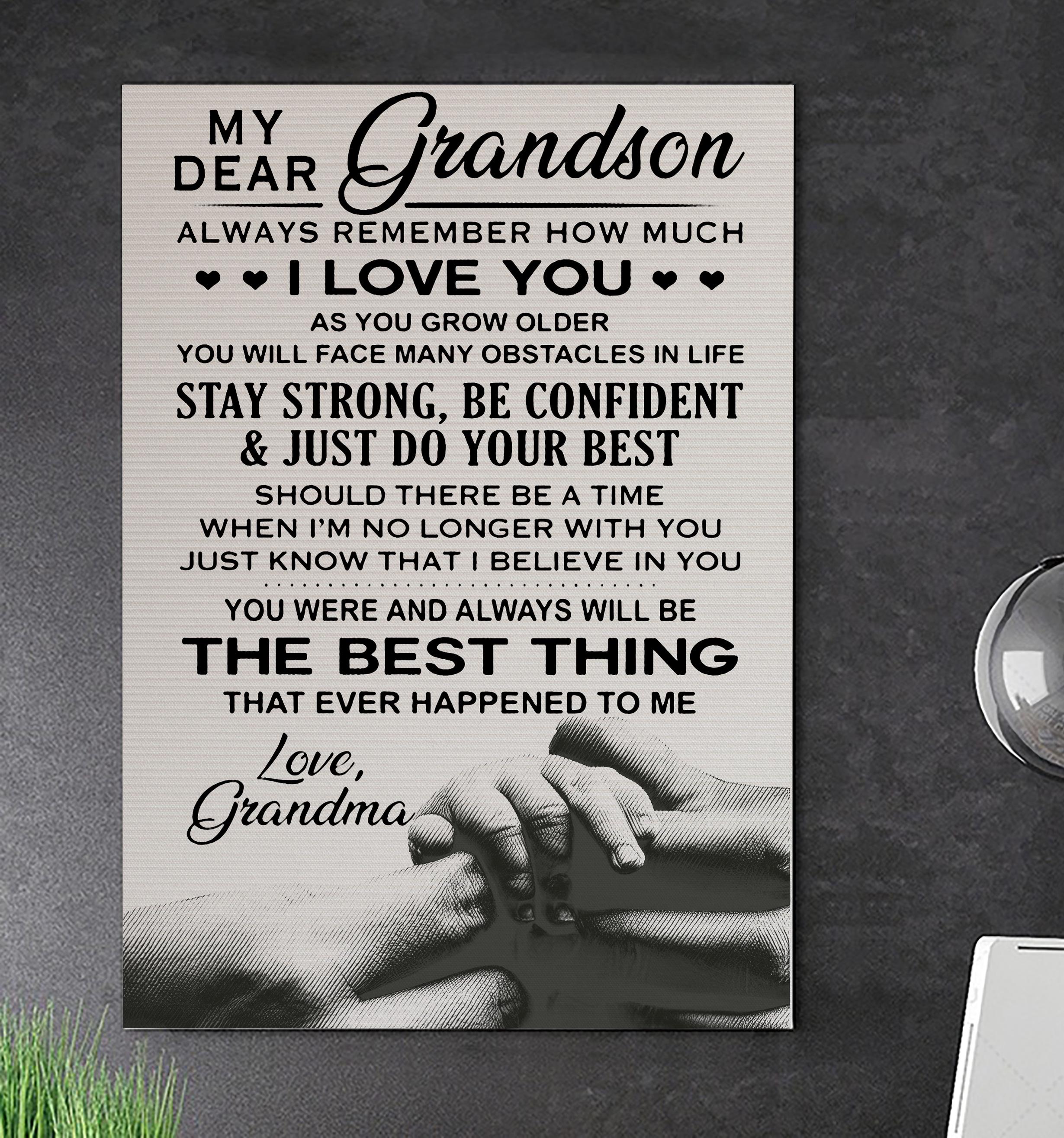 Sayings From Grandma to Grandson - Etsy, image size:2459x2631