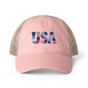 USAパッチワークメッシュバックキャップ