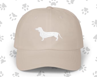 Embroidered Dachshund Cap: Cotton Dad Hat, Dog Lover Gift