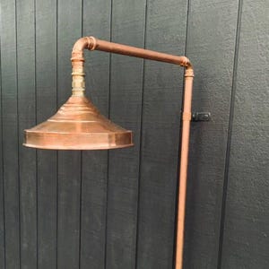 Handmade Solid Copper Shower Head – Antique Finish – Rainfall Shower – Luxury Bathroom Upgrade – Eco-Friendly Brass Fittings