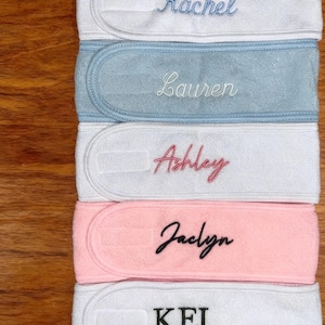 Monogrammed Fleece Headbands - Etsy