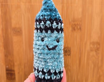 Handmade Crochet Crayon Plushie Amigurumi