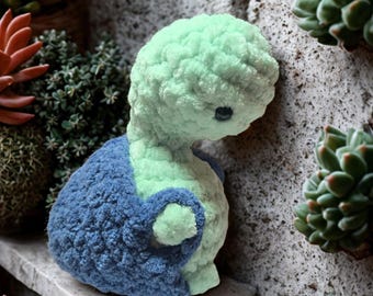 Handmade Crochet Cheeky Turtle Plushie Amigurumi