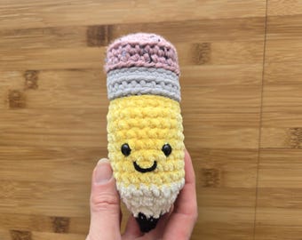 Handmade Crochet Pencil Plushie Amigurumi