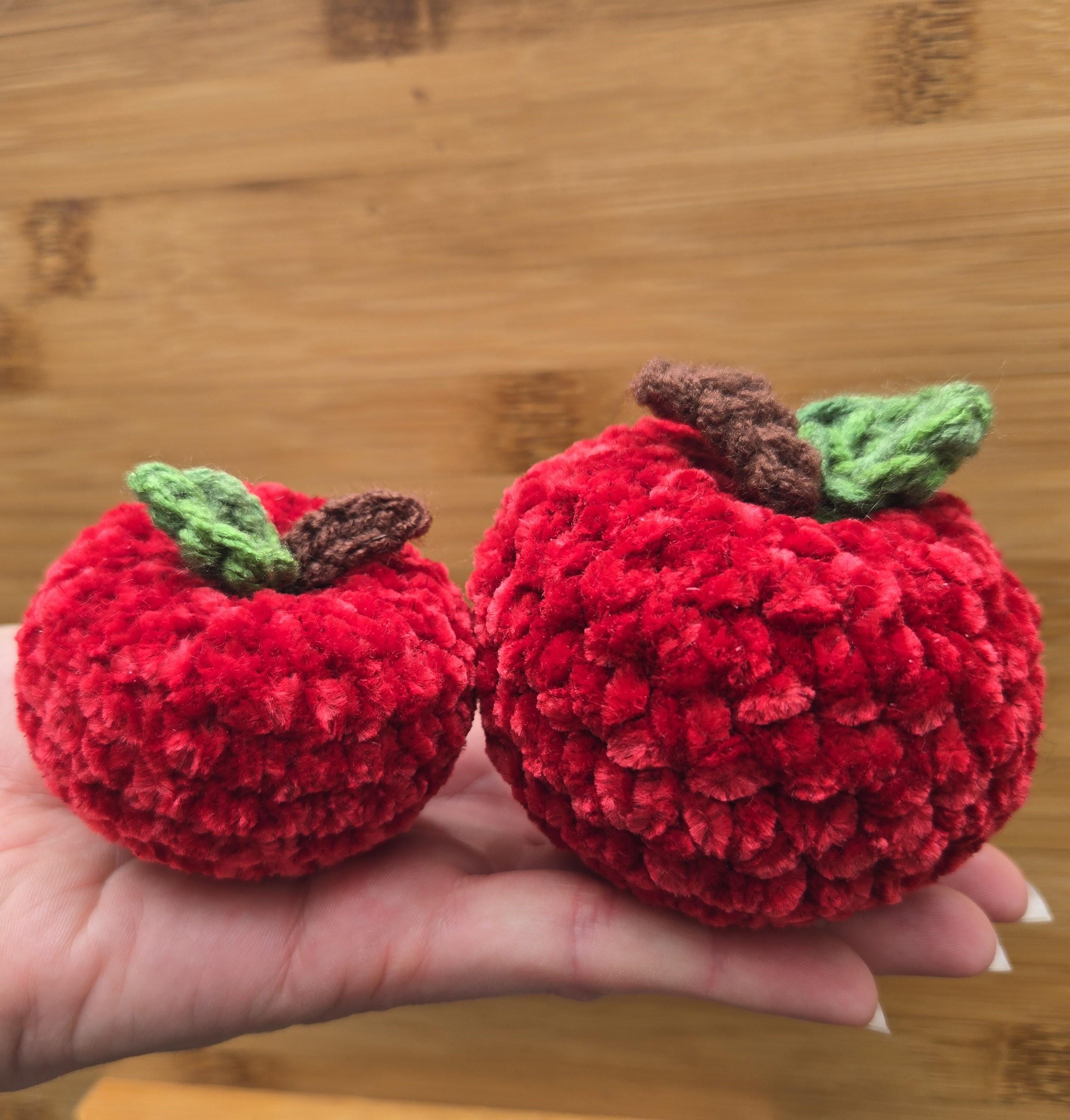 Handmade Crochet Apple Plushie