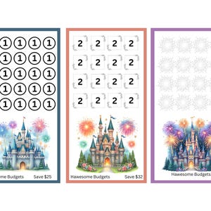 Mini Saving Challenge, Digital Download, Low Income Savings Challenge, A6 Size, Cash Stuffing
