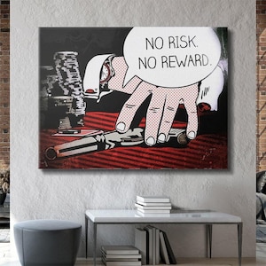 Casino Royale Vintage Cartas de Baralho Canvas Art Retro Decoração de Jogo